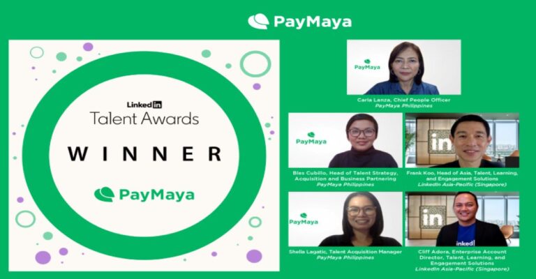 PayMaya bags prestigious LinkedIn Talent award