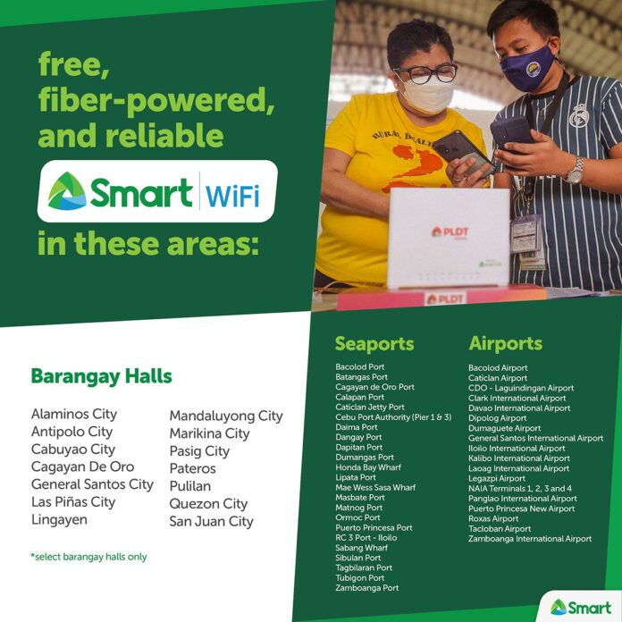 Smart enables barangay halls, transport hubs with Smart WiFi