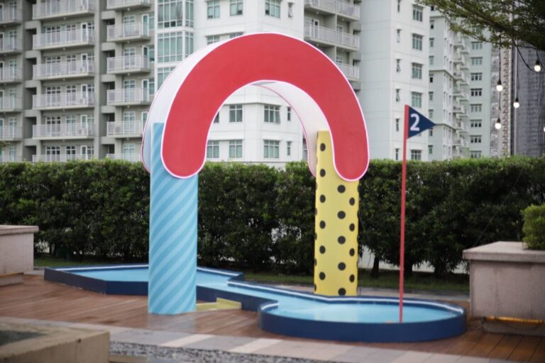 BGC’s first roof deck mini golf course at SM Aura Premier