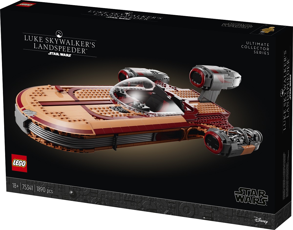 This is the LEGO Star Wars Landspeeder building set you have been ...