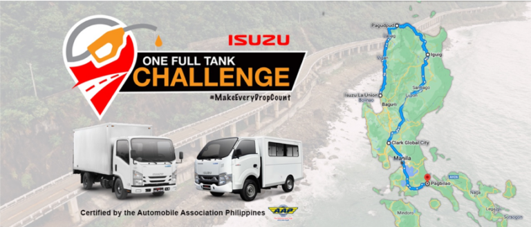 Isuzu Traviz achieves 1,063kms in Isuzu One Full Tank Challenge￼
