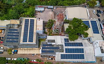 PLDT energizes its biggest solar rooftop facility in the Visayas