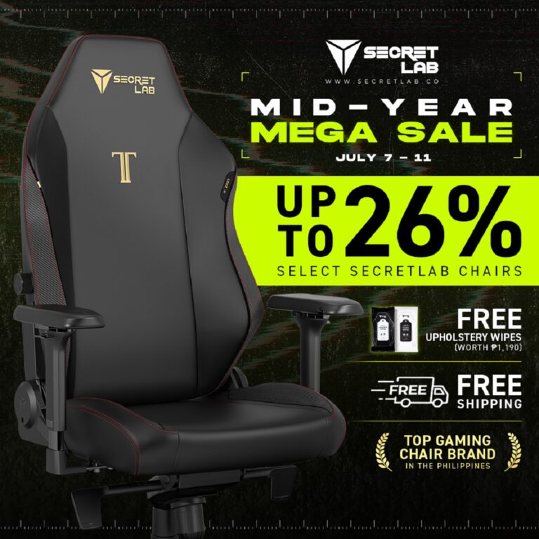 Secretlab mega-sale for top gaming chair brand in PH