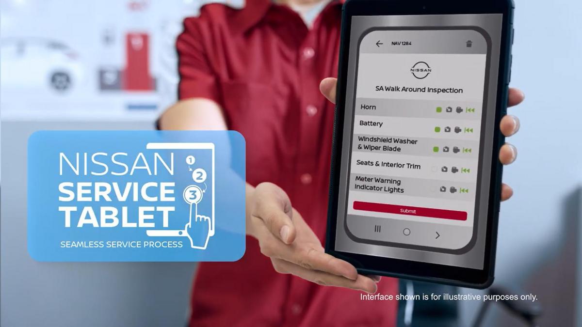 Nissan Service Tablet