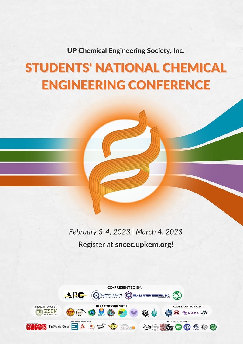 The 13th Students’ National Chemical Engineering Conference
(SNCEC)