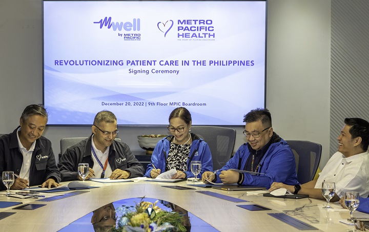 Metro Pacific Health signs collaboration agreement with
mWell, the Philippines’ first fully integrated health app