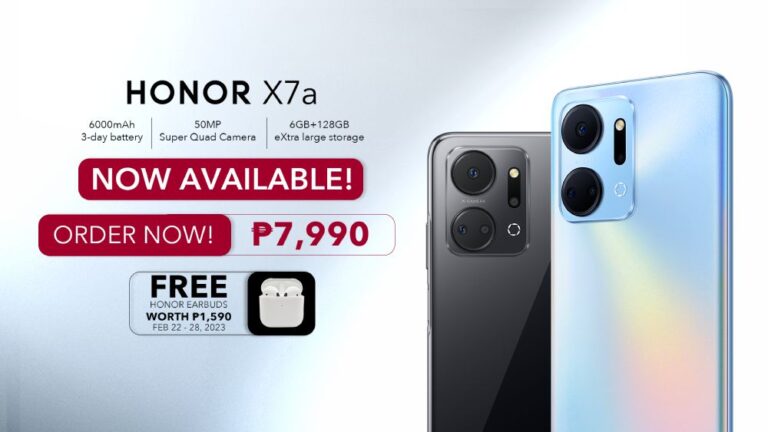 HONOR X7a with industry-setting 3-day battery life arrives in PH