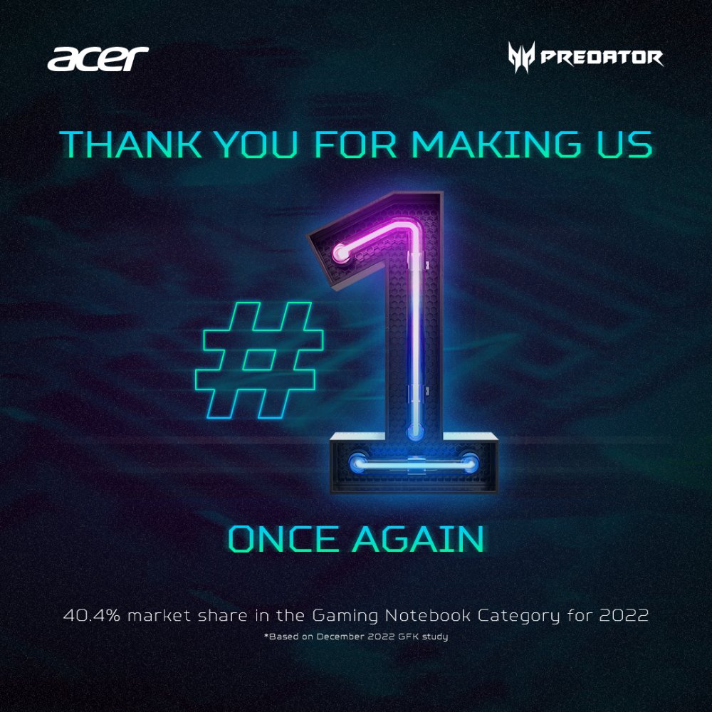 2022 PC notebook sales dominated by Acer • Gadgets Magazine - Vimarsana News