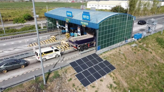 solar toll plazas