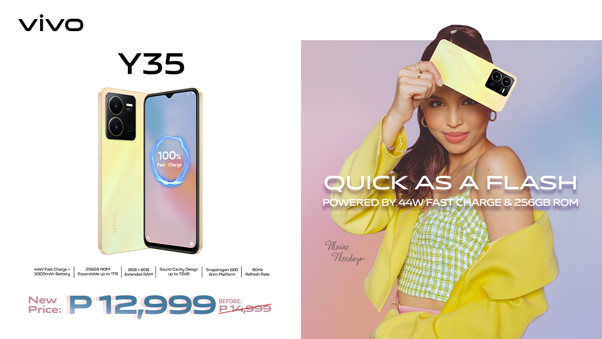 vivo Y35 now discounted to PHP12,999 - Vimarsana News