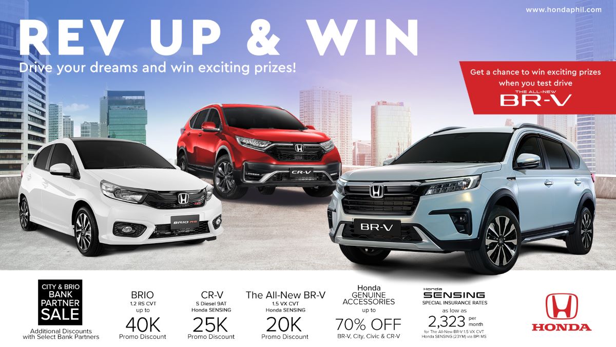 Honda offers Rev Up and Win promo • Gadgets Magazine