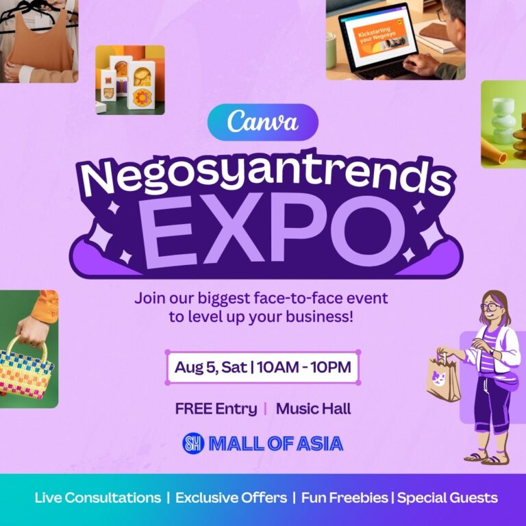 Canva PH empowers Filipino entrepreneurs with first-ever Negosyantrends Expo