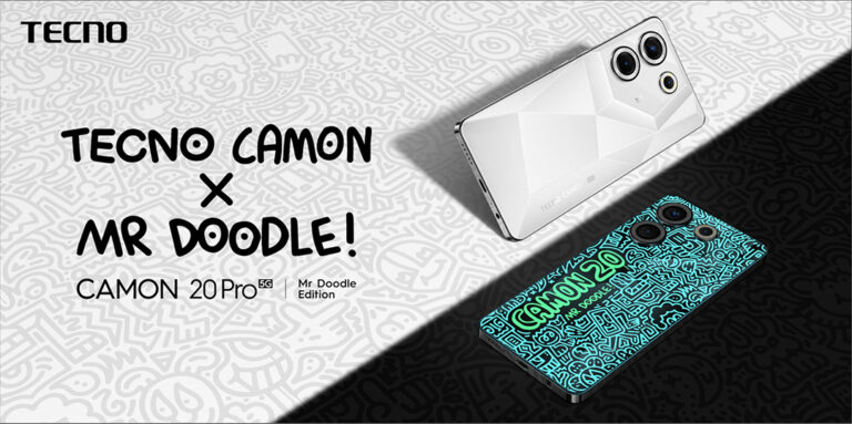 TECNO Launches CAMON 20 Pro 5G Mr Doodle Edition with world-first graffiti-style back cover in Philippines