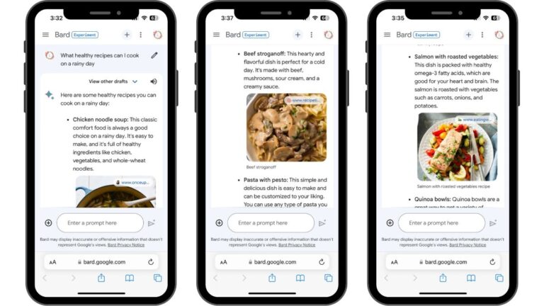 Meet Bard, the Google AI and your new assistant in the kitchen