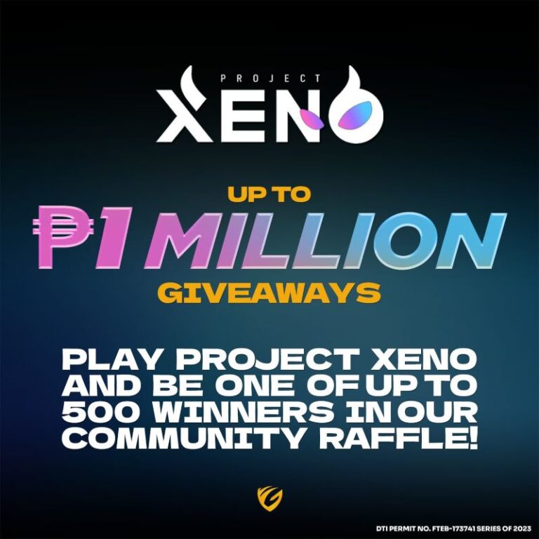 Total of PHP1 million to be given away to players of new Web 3 PVP game ‘PROJECT XENO’