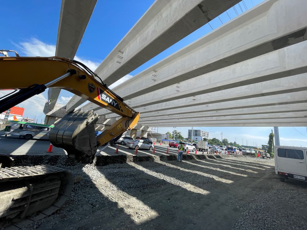 The CAVITEX C5 link girder is up