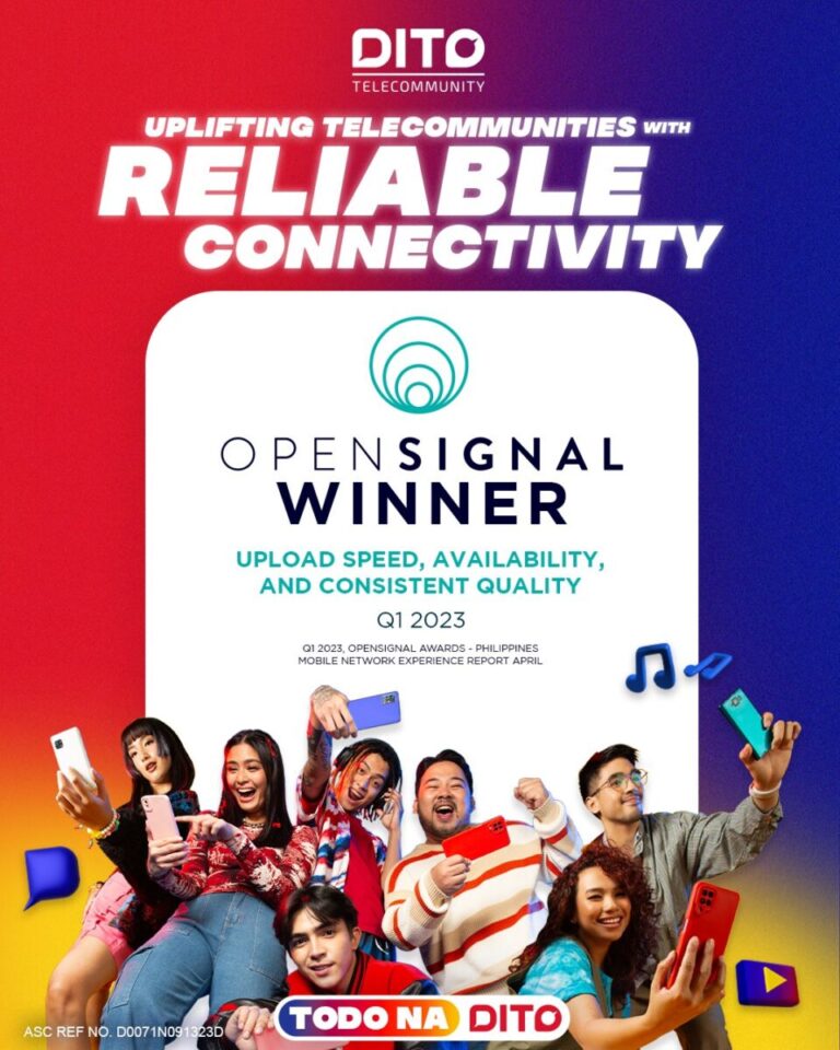 Uplifting telecommunities with reliable connectivity: DITO bags Open Signal Awards