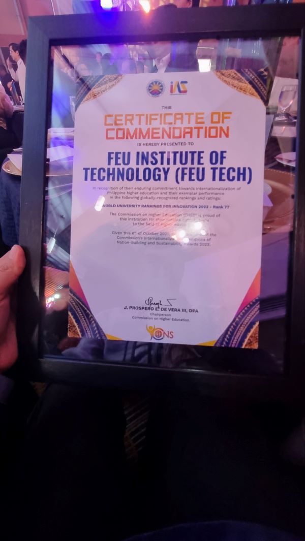 FEU Tech shines as a top university for real impact for 3rd consecutive ...