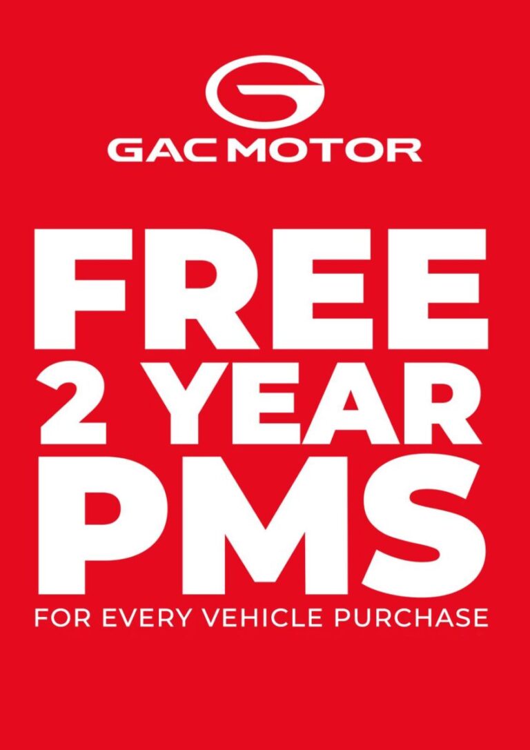 The best time to own a GAC: Enjoy two years of free PMS