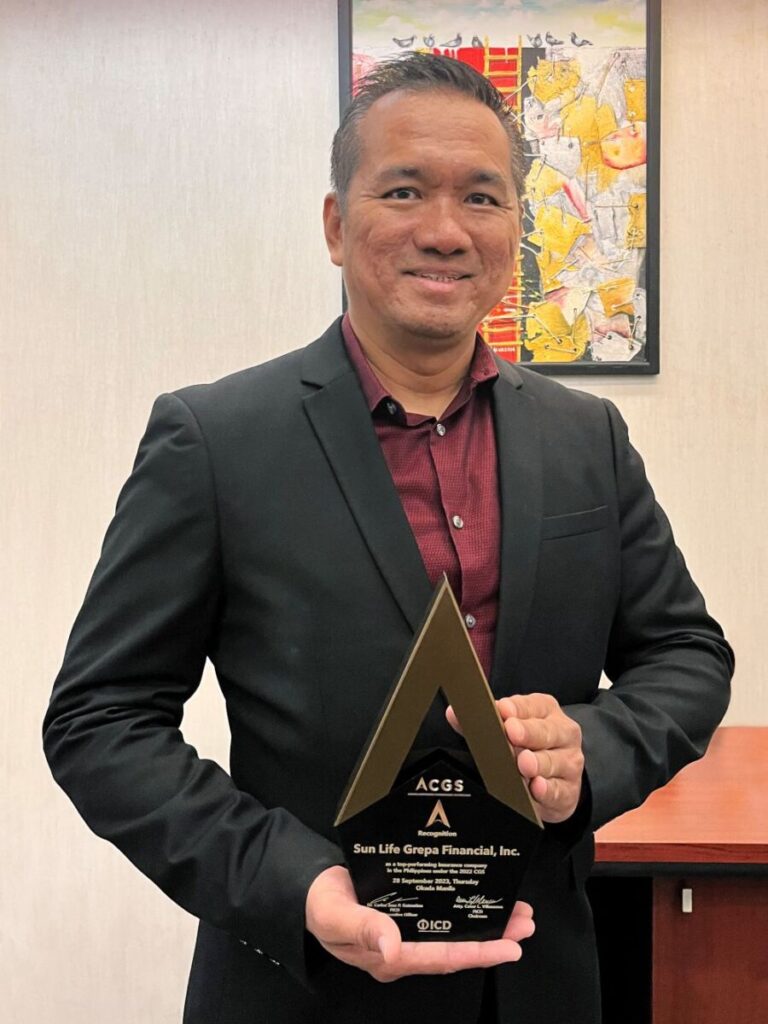 Sun Life Grepa is an ACGS Golden Arrow awardee