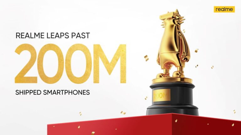 From start-up to breaking records: realme surpasses 200 million global shipments in just 5 years