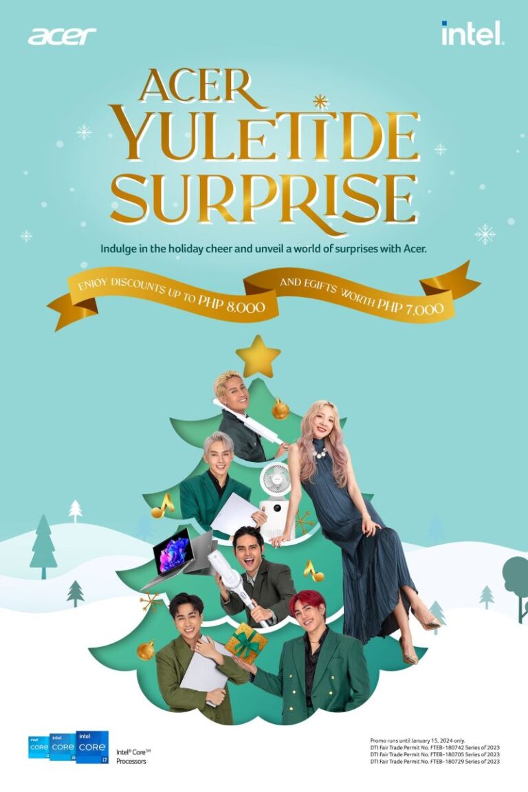 Acer Yuletide Surprise promo offers gifts, discounts, and so much more!