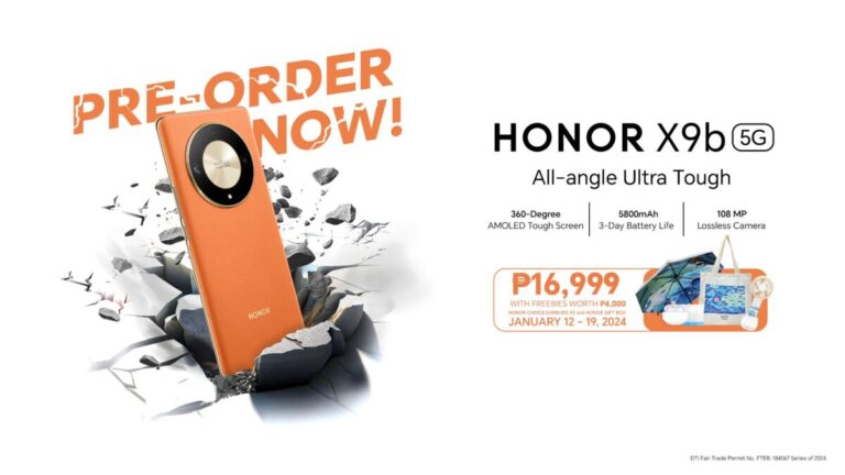 The Toughest Phone HONOR X9b 5G arrives with a smashing price of P16,999 only!