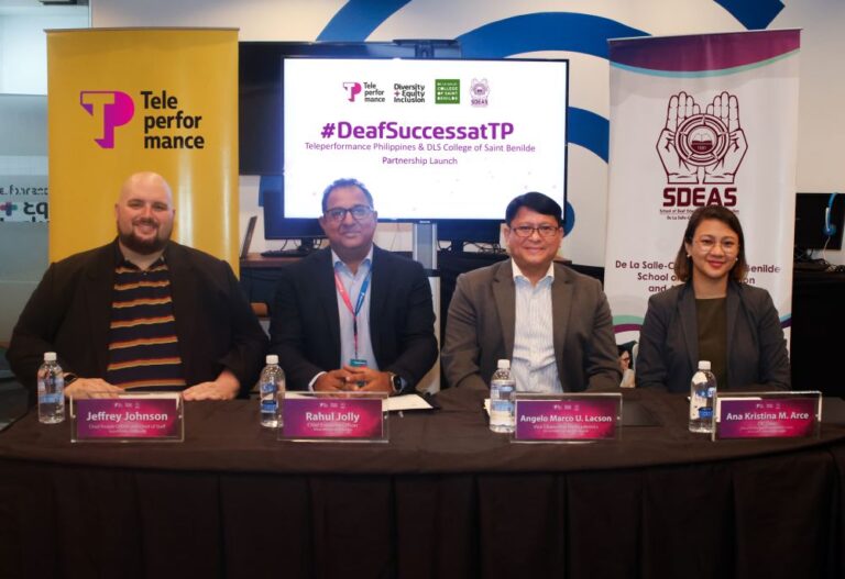 Teleperformance and De La Salle-CSB partner for deaf inclusion in the workplace