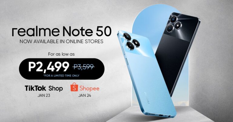 ‘Long-lasting Value Companion’ realme Note 50 now available online, starts at P2,499