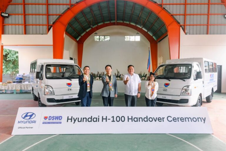 Hyundai H100 donated to DSWD disaster response and management office