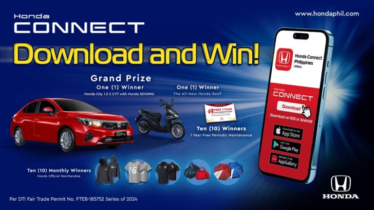 Download the Honda CONNECT and win a New Honda City!