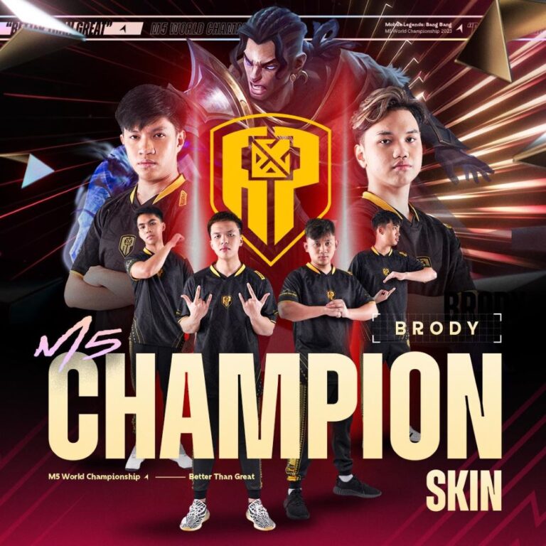 AP Bren has officially chosen Brody for the M5 Champion Skin, Paquito for the first-ever FMVP Skin