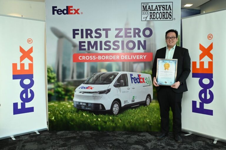 FedEx completes first EV cross-border delivery from Malaysia to Singapore