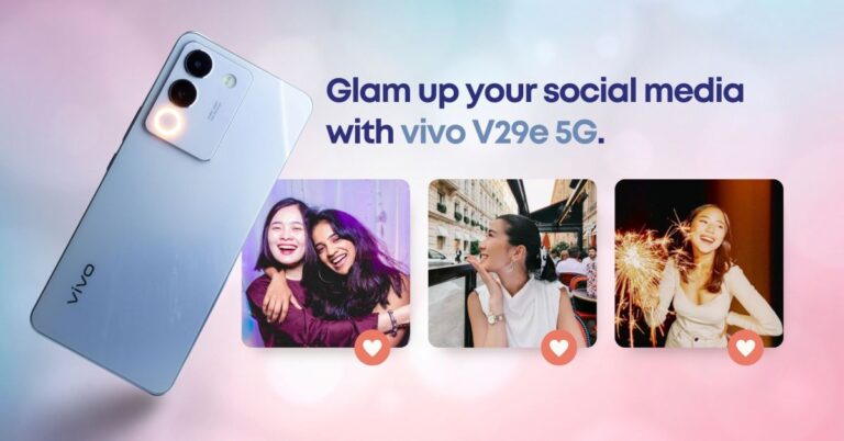 Glam up your social media with vivo V29e 5G at PHP1,000 off
