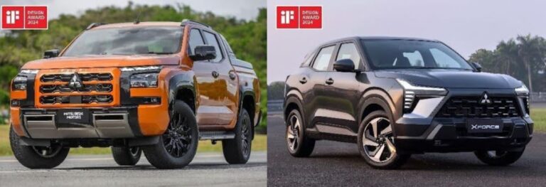 Mitsubishi Triton and Xforce win iF DESIGN AWARD 2024
