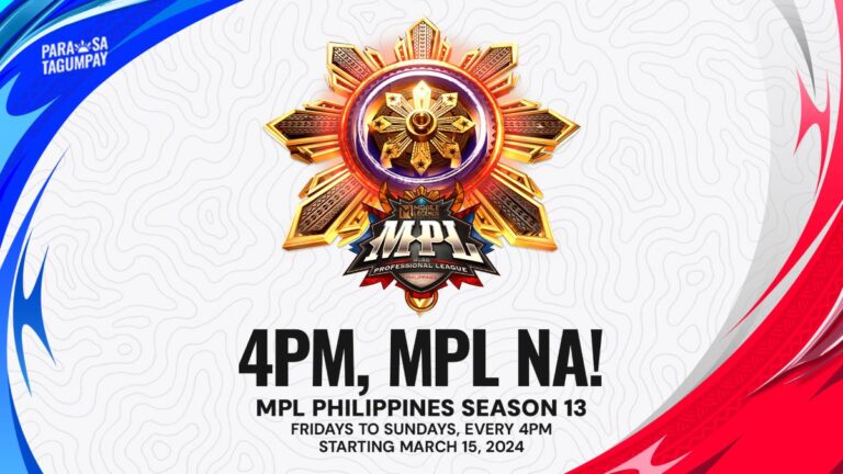 4 pm, MPL na! MPL PH Season 13 returns in March with a new time slot