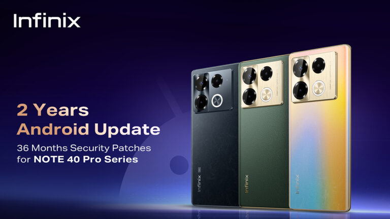 Infinix NOTE 40 Pro Series to get regular  software updates
