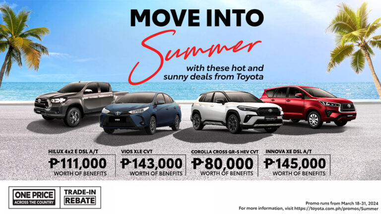 Move into summer with hot and sunny deals from Toyota