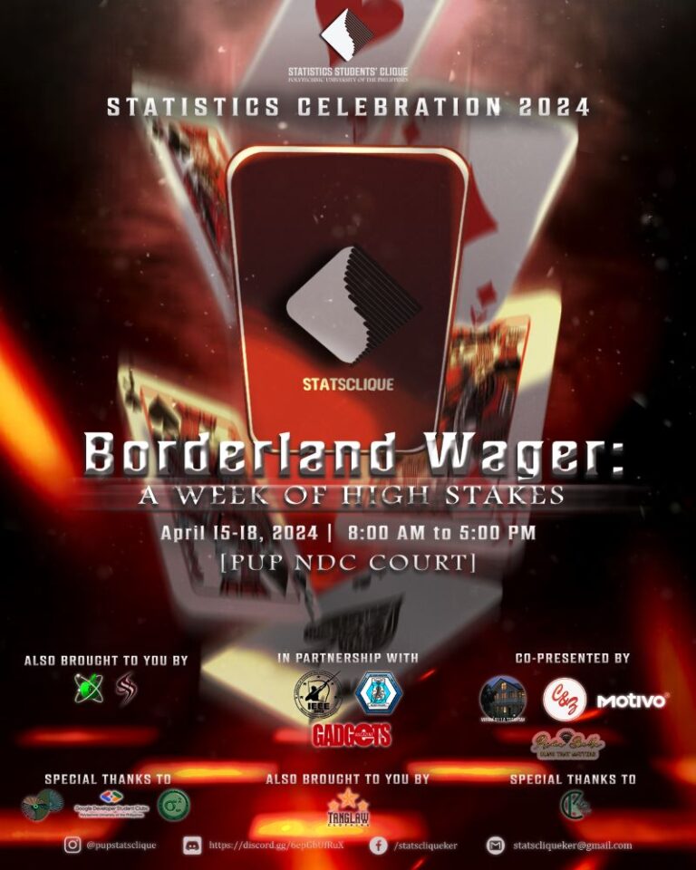 Royal Suit Odyssey: PUP Statistics Students’ Clique presents ‘Borderland Wager: A Week of High Stakes’