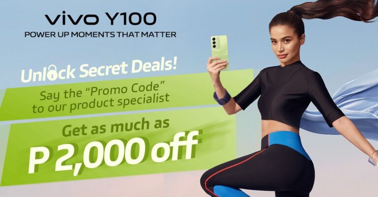 Get up to PHP2,000 off on vivo Y100 starting May 15