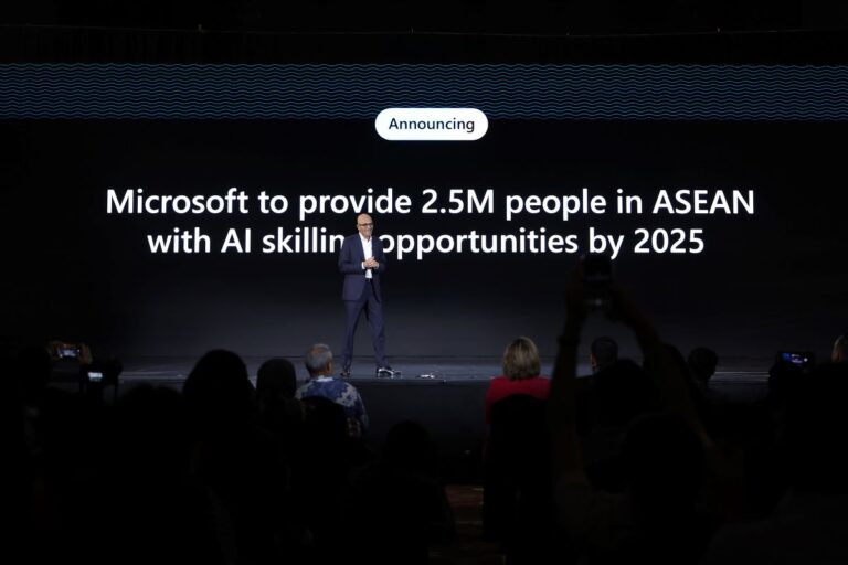 Microsoft announces AI skilling opportunities for 2.5 million people in the ASEAN region by 2025