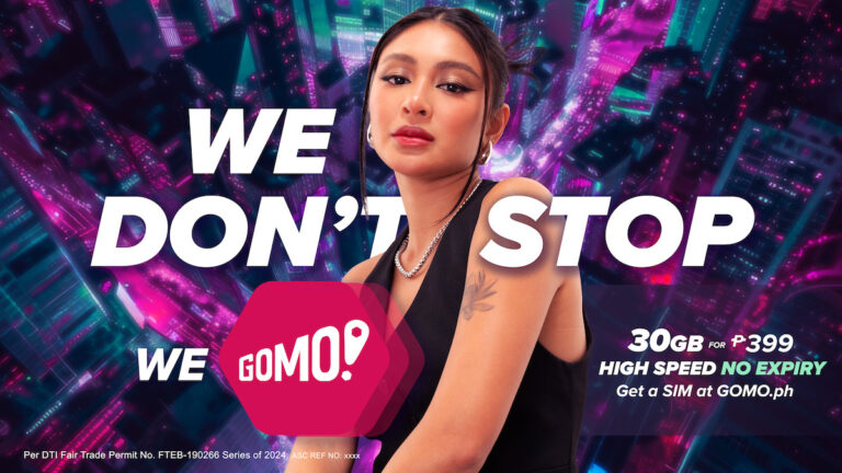 An unstoppable Nadine with GOMO