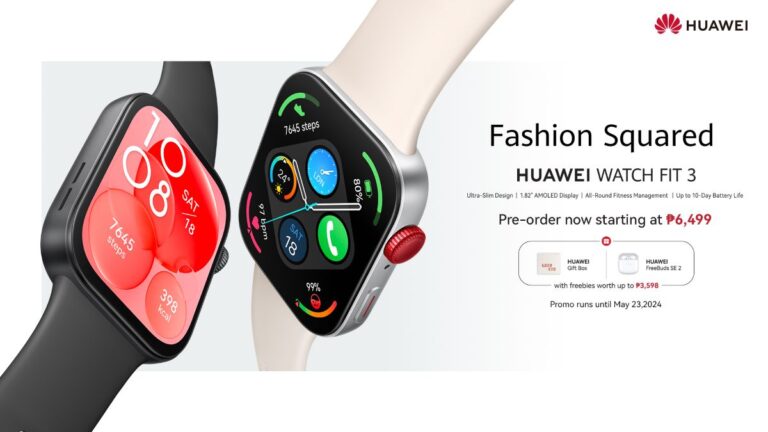 HUAWEI WATCH FIT 3 now available for pre-order