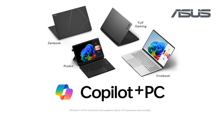 ASUS announces complete portfolio of AI-powered Copilot+ PCs at Computex 2024