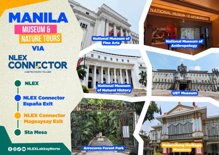 Immerse in Manila’s vibrant culture and catch a glimpse of nature through NLEX Connector 