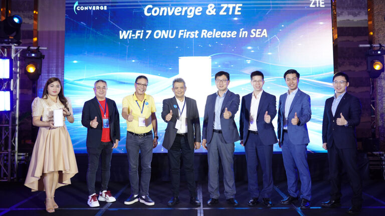 ZTE, Converge introduce the first cutting-edge Wi-Fi 7 ONU in Southeast Asia at the ZTE Day PH 2024