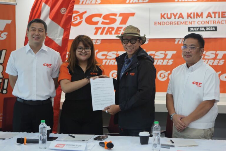 CST Tires launches “Know Your Tire Campaign” with brand ambassador Kuya Kim Atienza