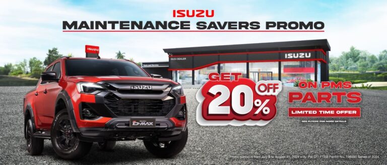 Isuzu PH announces 2024 Maintenance Savers Promo