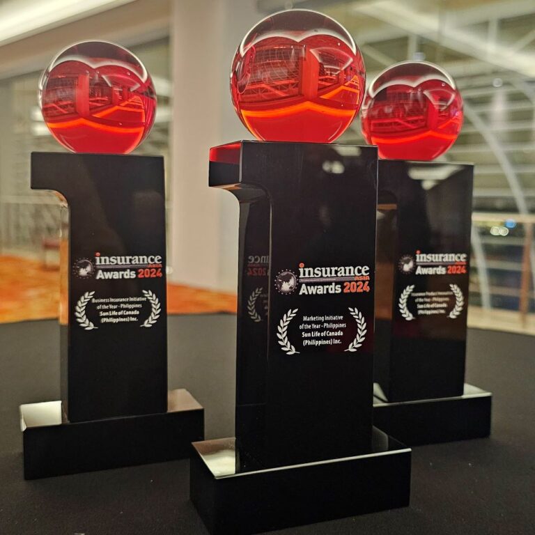 3 wins at the Insurance Asia Awards 2024 for Sun Life