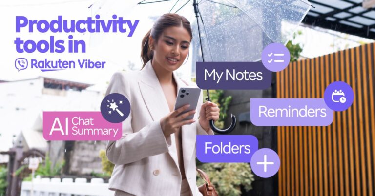 Your 9-5 productivity hacks—all within Rakuten Viber